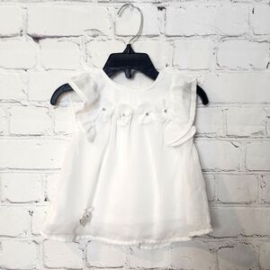 Limonada baby girl white dress size 9M